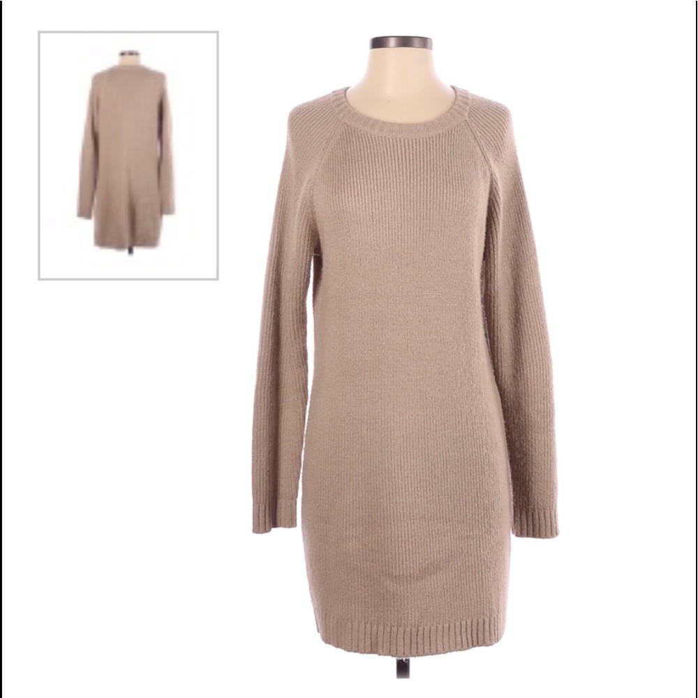 Taupe Tobi sweater dress